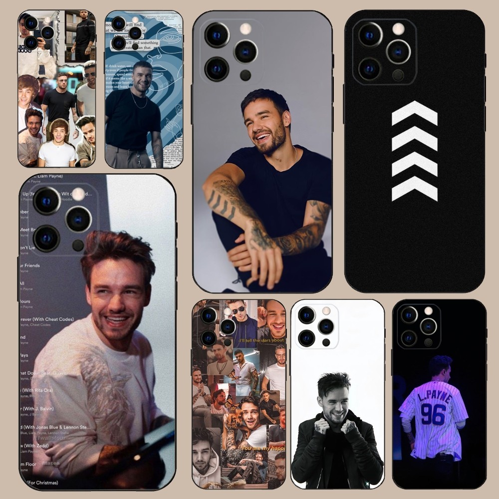 Phone Cases Nyc - นักร้องL-Liam P-Payneเคสโทรศัพท์สําหรับiPhone 16,15,14,13,12,11,Pro,X,XS,Max,XR,Plus,mini Softปกสีดํา