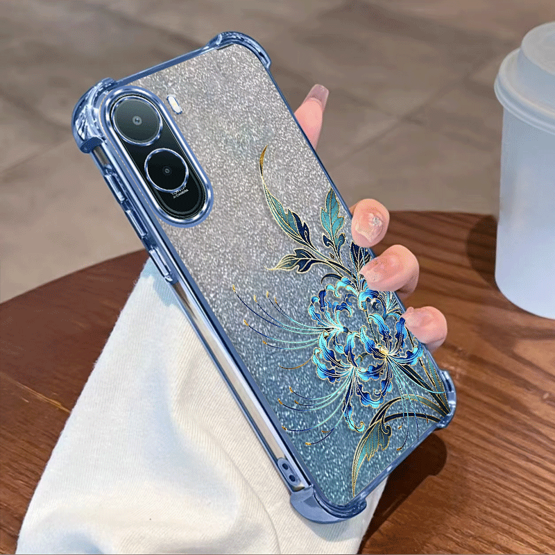 Glitter Shockproof Case - เคสเคลือบกลิตเตอร์สำหรับ Xiaomi Poco C81 Pro 4G