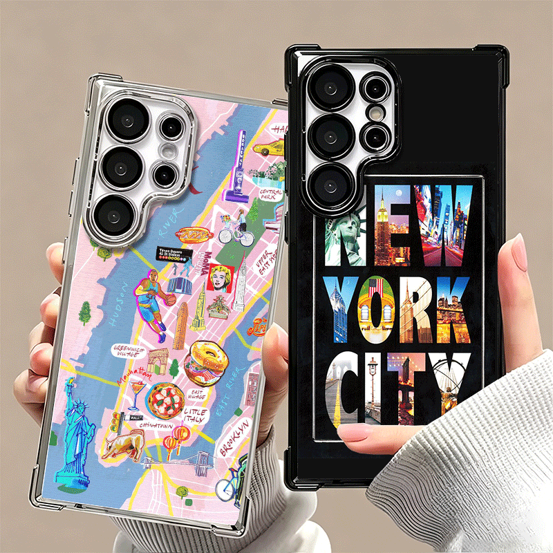 Phone Cases Nyc - เคสโทรศัพท์นิวยอร์กซิตี้แบบนิ่มสำหรับ Samsung Galaxy S26 Ultra S25