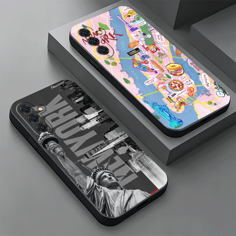 Phone Cases Nyc - เคสโทรศัพท์นุ่มสำหรับซัมซุง A17 A37 A57 A16 A36