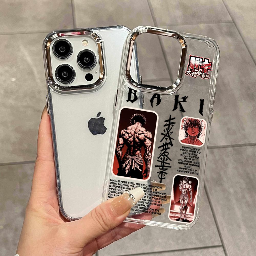 Phone Cases Clear - เคสโทรศัพท์ Cool B-Baki HanmaS สำหรับ iPhone