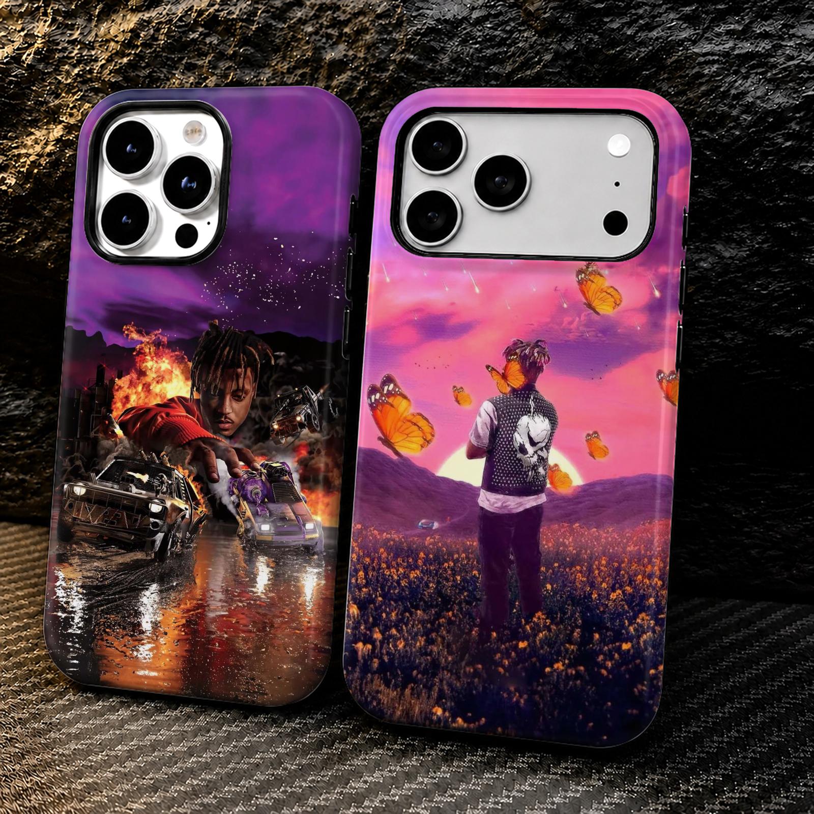 Phone Cases Iphone 16 - เคสโทรศัพท์ลายอัลบั้มแร็ปเปอร์ J-Juice W-WRLD สำหรับ iPhone 18