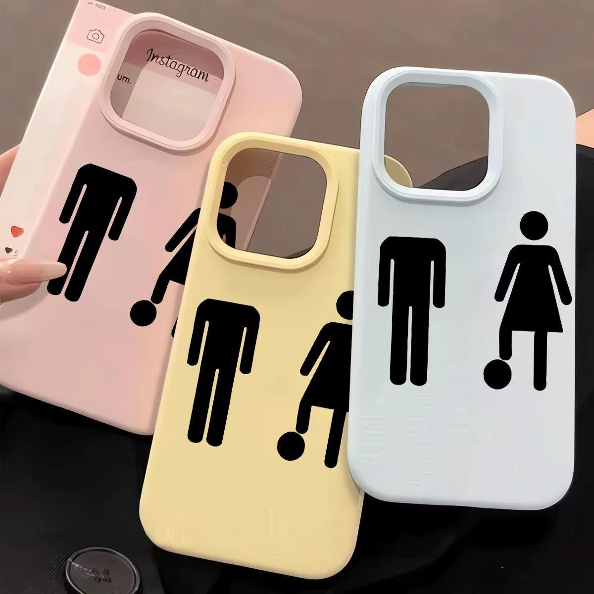 Phone Cases Websites - เคสโทรศัพท์ลายคนจิ๋วน่ารัก สไตล์ตลกขบขัน สำหรับ iPhone 17 16