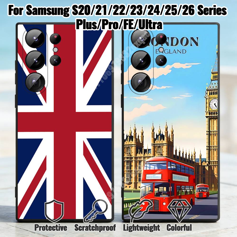 Phone Cases Uk Samsung - สหราชอาณาจักรอังกฤษลอนดอนซิตี้เคสโทรศัพท์สำหรับซัมซุงกาแล็กซี่ S30 26 25 S24 23
