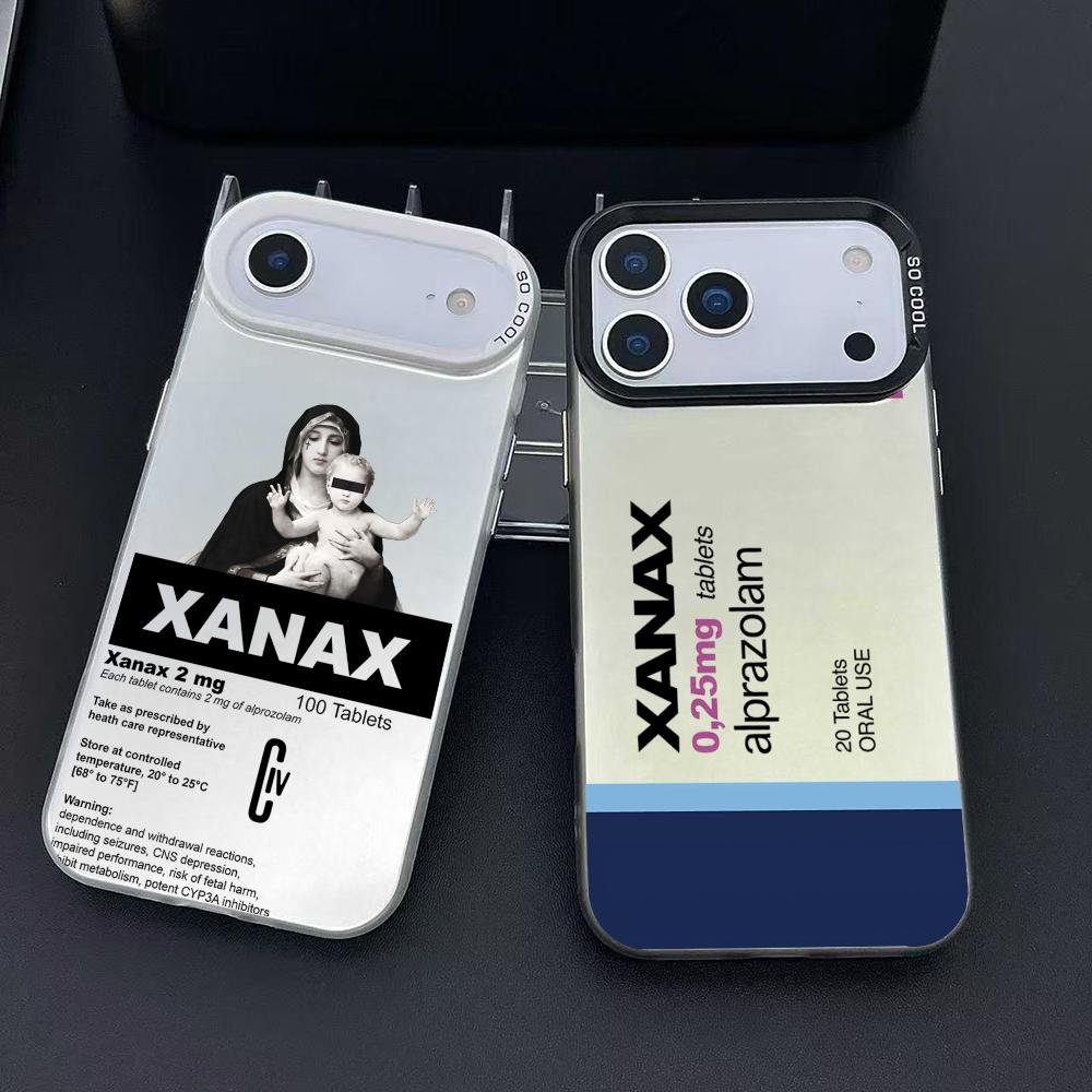Phone Cases Rugged - เคสโทรศัพท์ C-Chill Pill XANAXS สำหรับ iPhone