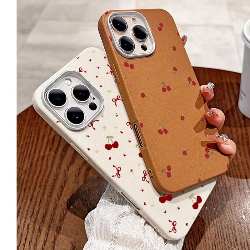 Phone Cases Xiaomi 15T - INS น่ารักการ์ตูนลายเชอร์รี่เคสโทรศัพท์สำหรับ Xiaomi Poco 17 Pro
