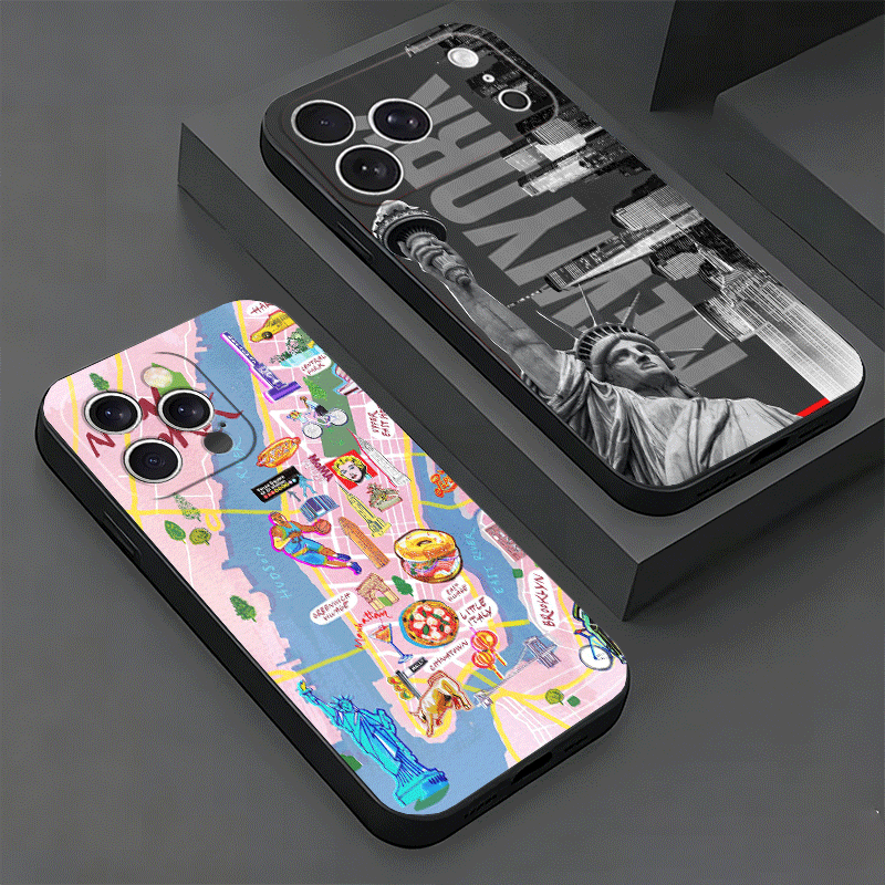 Phone Cases Nyc - เคสโทรศัพท์แบบนิ่มสำหรับ iPhone 17 16 Pro Max