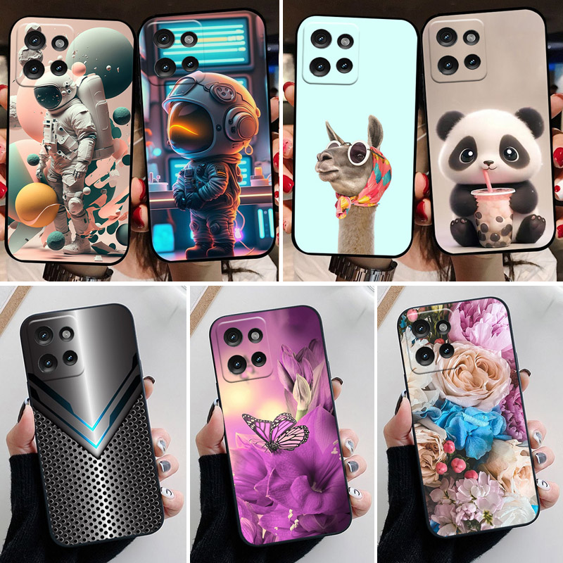 Phone Cases Rimowa - สําหรับ Motorola Moto G75 กรณีน่ารักการ์ตูนดอกไม้ซิลิโคนสําหรับ Moto