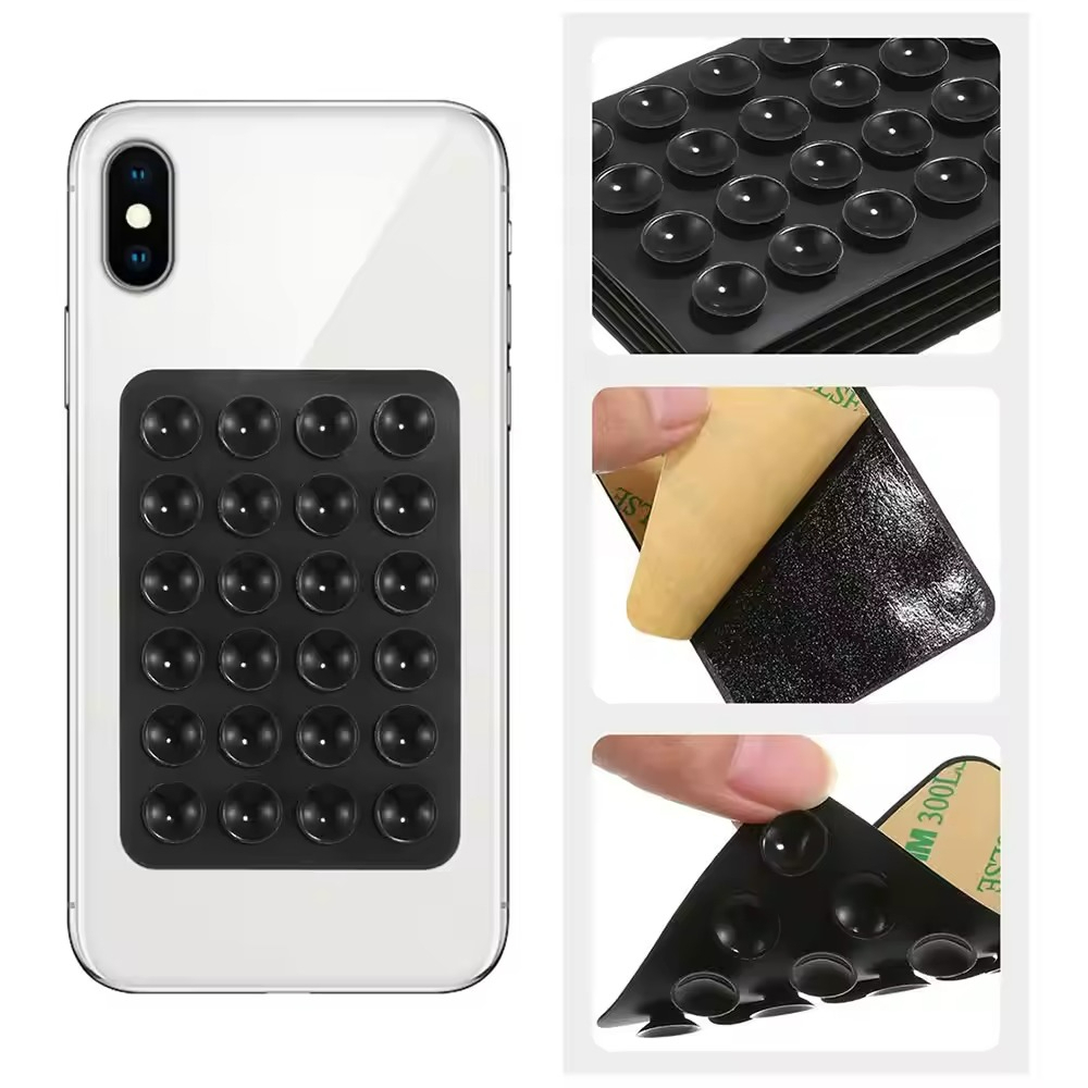 Phone Cases Casely - ที่ยึดโทรศัพท์แบบถ้วยดูดซิลิโคน เคสโทรศัพท์ซิลิโคนสีลูกกวาด สำหรับเซลฟี่และวิดีโอ ที่วางโทรศัพท์แบบถ้วยดูดกันลื่น