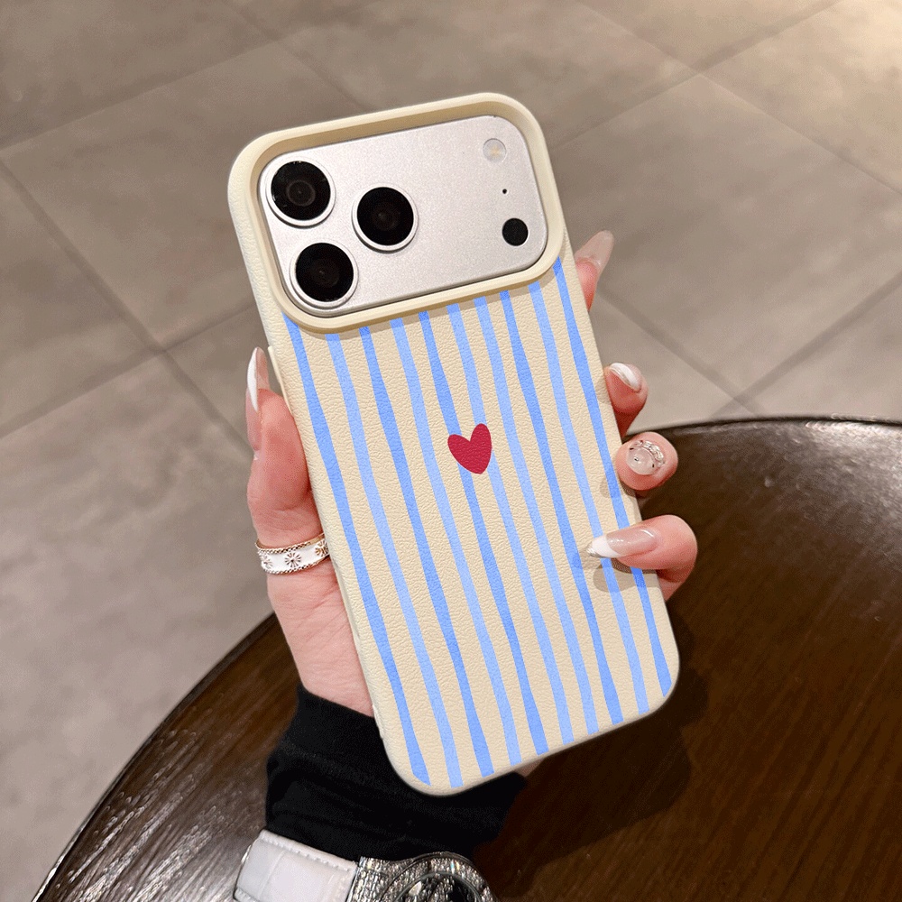 เคสโทรศัพท์ลายหัวใจลายทางแนวตั - Phone Cases Rugged บทวิจารณ์และราคา