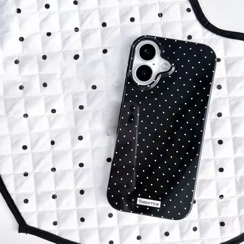 เคสโทรศัพท์มือถือลายจุดขาวดำแบ - Phone Cases Aesthetic บทวิจารณ์และราคา