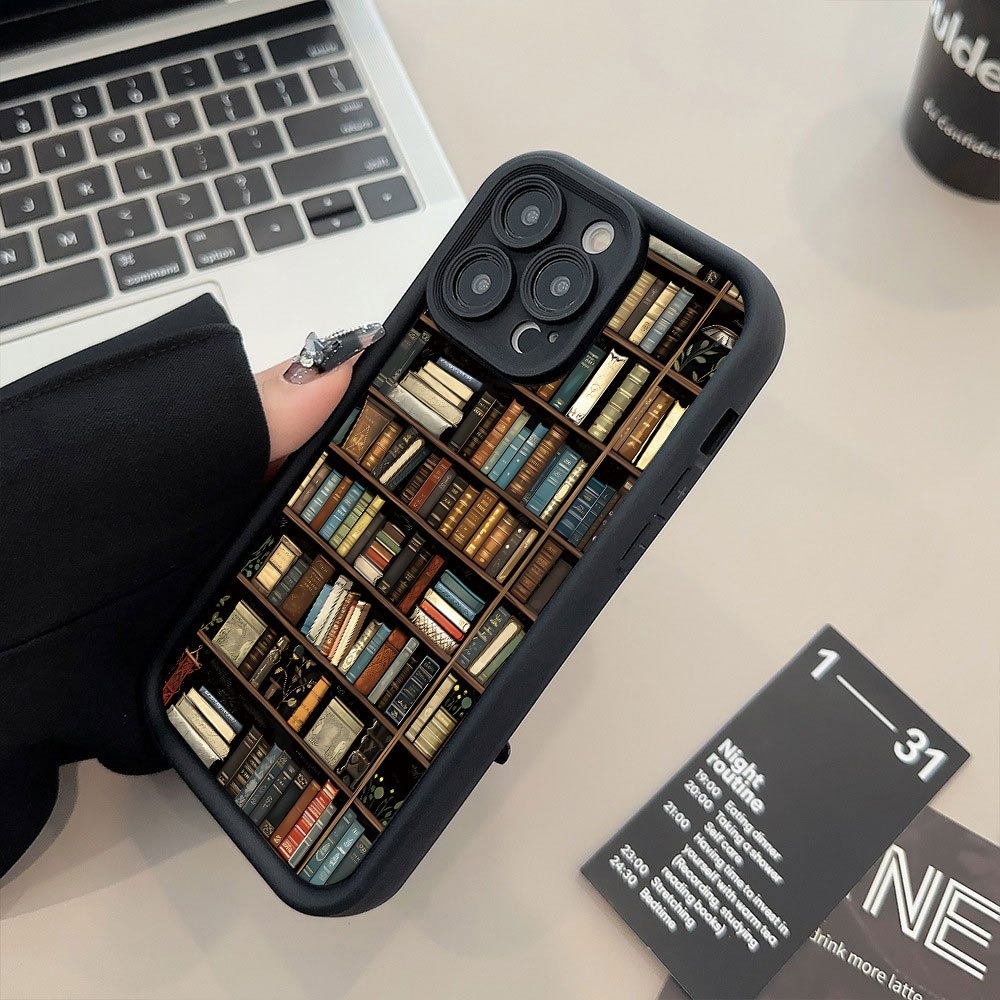 เคสโทรศัพท์ลายชั้นวางหนังสือสุ - Phone Cases Like Loopy บทวิจารณ์และราคา