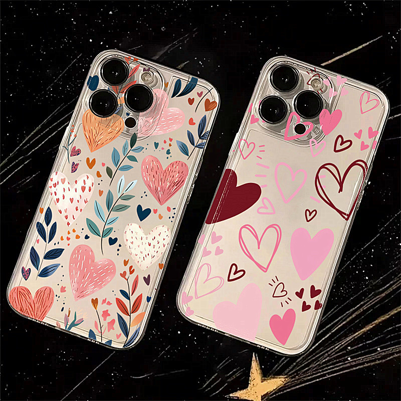 เคสโทรศัพท์ซิลิโคนลายหัวใจ ใบไ - Phone Cases Like Loopy บทวิจารณ์และราคา