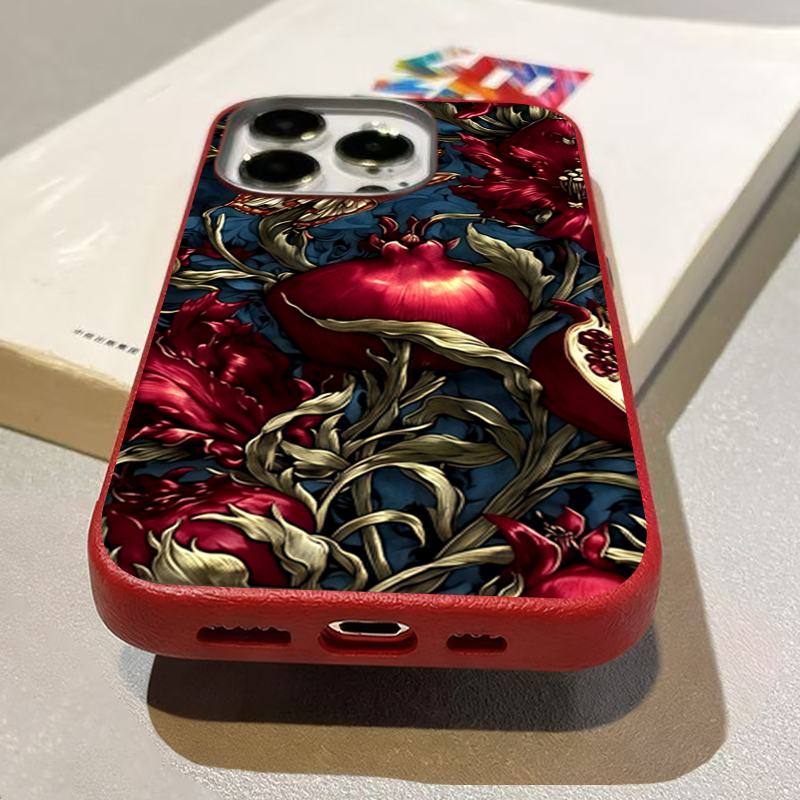 เคสโทรศัพท์ลายศิลปะทับทิมวินเท - Phone Cases Aesthetic บทวิจารณ์และราคา