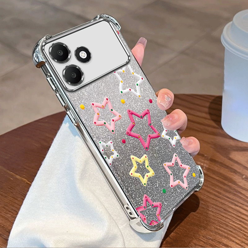 เคสกันกระแทกขอบทั้งสี่มุม ลายด - Glitter Shockproof Case บทวิจารณ์และราคา