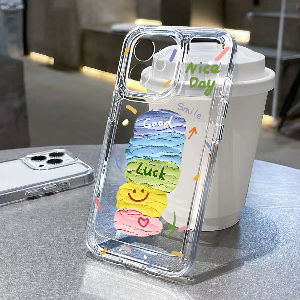 เคสโทรศัพท์หลากสีสำหรับ iPhone - Phone Cases Aesthetic บทวิจารณ์และราคา