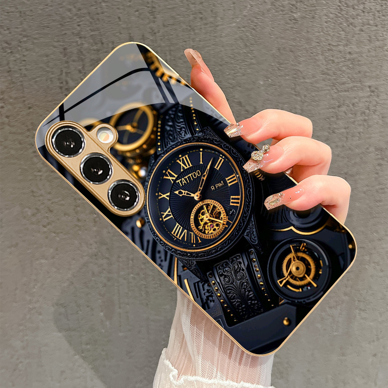 เคสโทรศัพท์ลายนาฬิกาทองแบบ 2D  - Phone Cases Galaxy S23 บทวิจารณ์และราคา