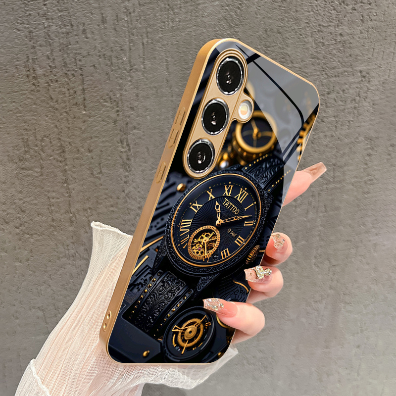 เคสโทรศัพท์ลายนาฬิกาทองแบบ 2D  - Phone Cases Galaxy S23 บทวิจารณ์และราคา