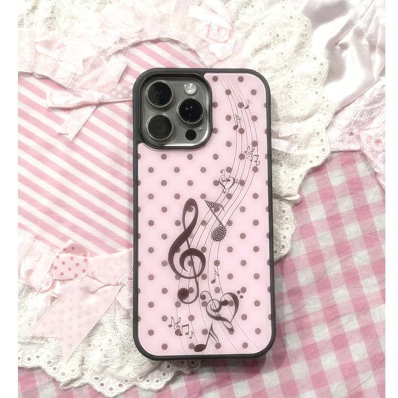 เคสโทรศัพท์ลายจุดสีชมพู-น้ำตาล - Phone Cases Junk บทวิจารณ์และราคา