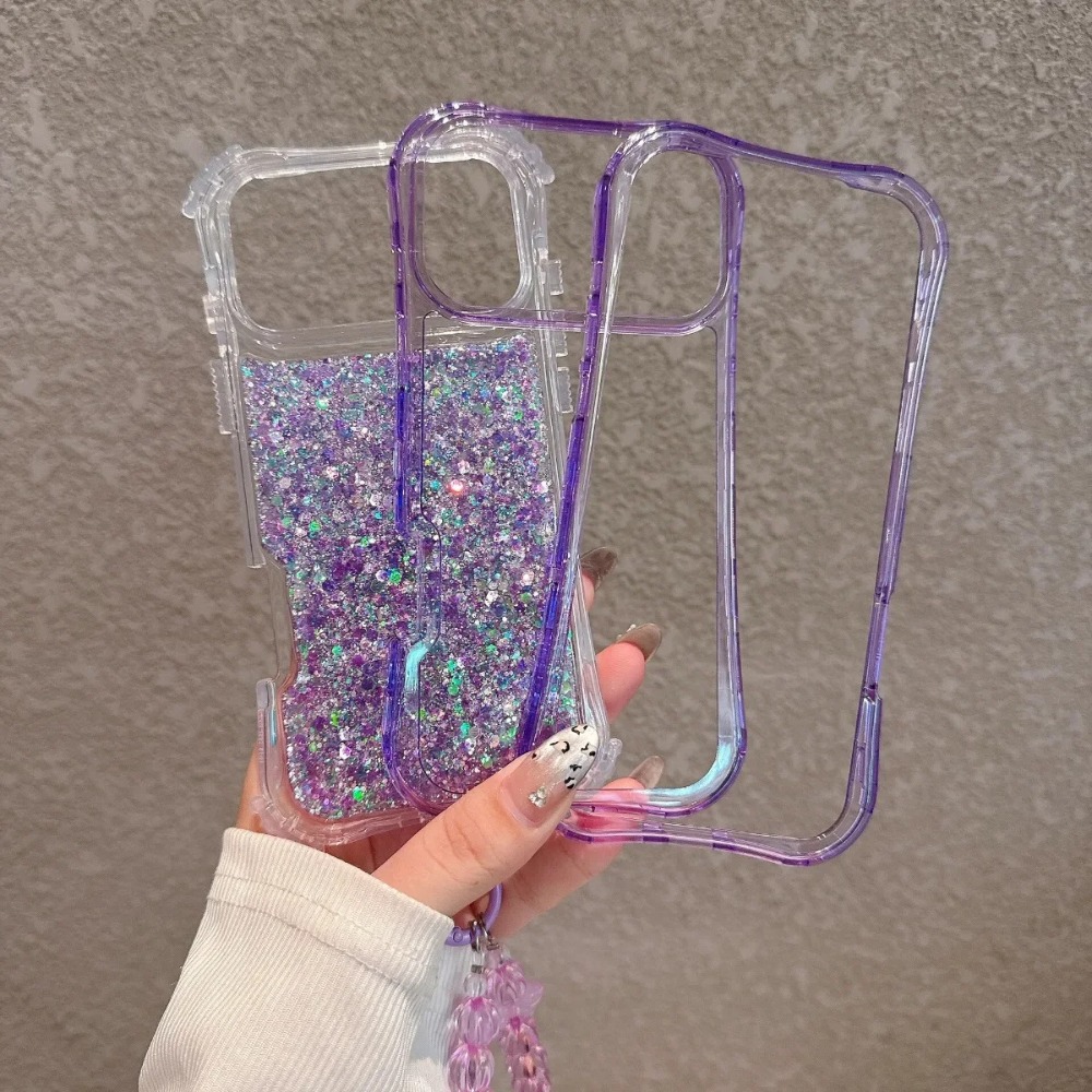 เคสใสหรูหราประดับกลิตเตอร์พร้อ - Glitter Shockproof Case บทวิจารณ์และราคา