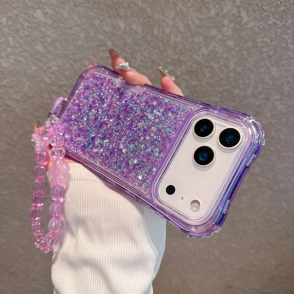 เคสใสหรูหราประดับกลิตเตอร์พร้อ - Glitter Shockproof Case บทวิจารณ์และราคา