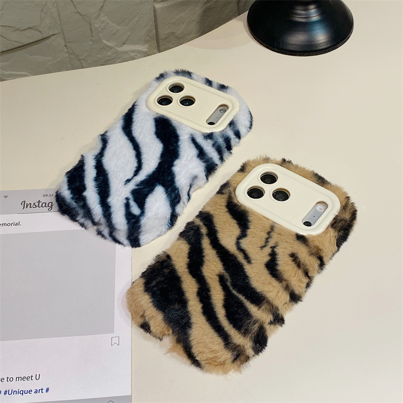 เคสโทรศัพท์ลายม้าลายหรูหรา ขนป - Phone Cases Iphone 16 บทวิจารณ์และราคา
