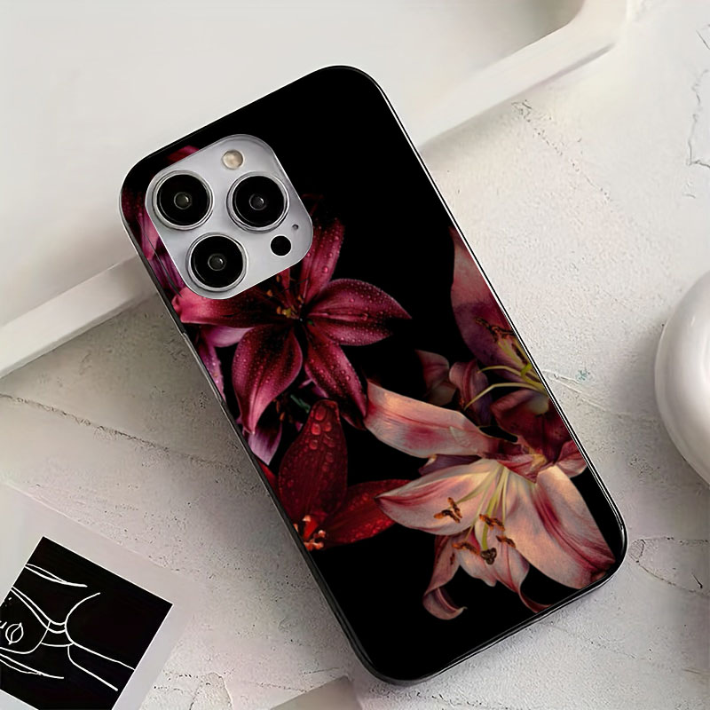 เคสโทรศัพท์ลายดอกลิลลี่สีแดงสุ - Phone Cases Aesthetic บทวิจารณ์และราคา