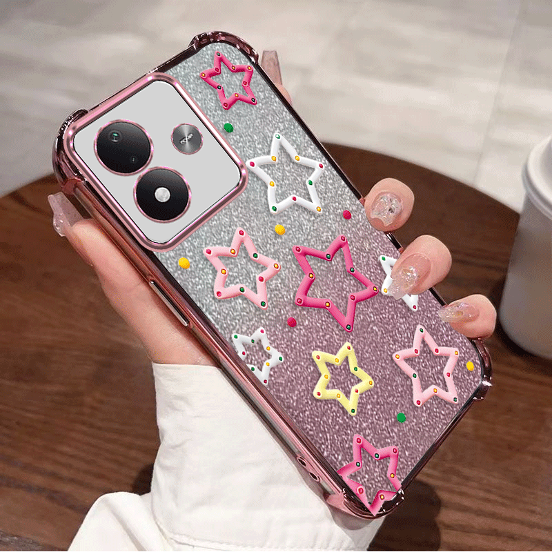 เคสกันกระแทก TPU ลายดาว ขอบสี่ - Glitter Shockproof Case บทวิจารณ์และราคา
