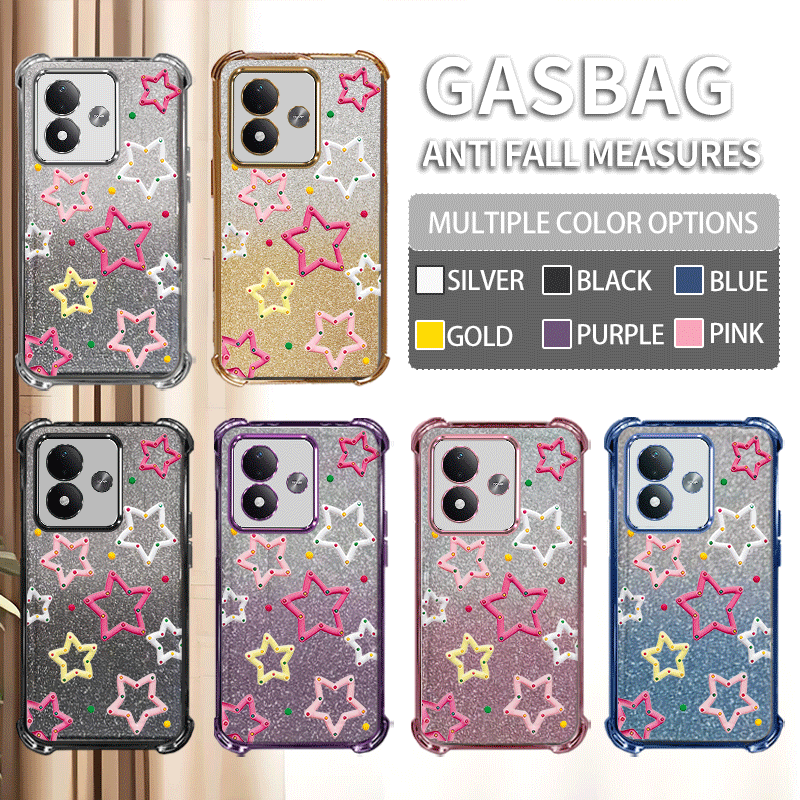 เคสกันกระแทก TPU ลายดาว ขอบสี่ - Glitter Shockproof Case บทวิจารณ์และราคา