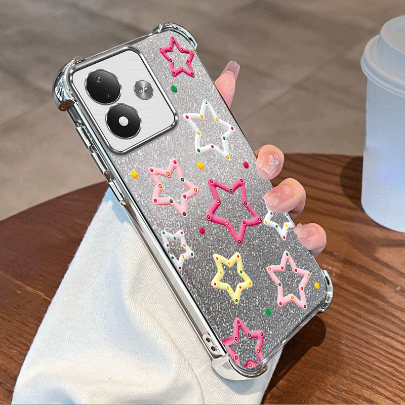 เคสกันกระแทก TPU ลายดาว ขอบสี่ - Glitter Shockproof Case บทวิจารณ์และราคา