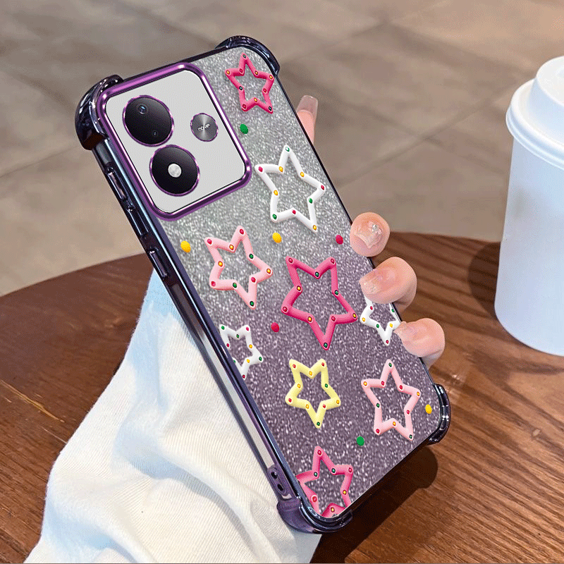 เคสกันกระแทก TPU ลายดาว ขอบสี่ - Glitter Shockproof Case บทวิจารณ์และราคา