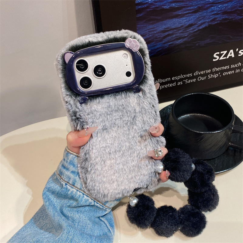 เคสโทรศัพท์ขนเฟอร์สีพื้นสุดหรู - Phone Cases Iphone 16 บทวิจารณ์และราคา