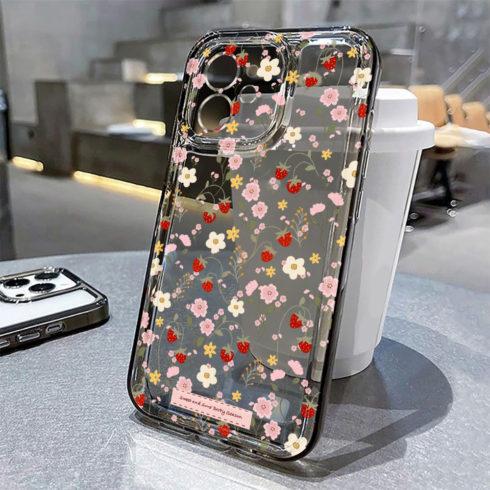 เคสลายดอกไม้สวยงามสำหรับ iPhon - Phone Cases Aesthetic บทวิจารณ์และราคา
