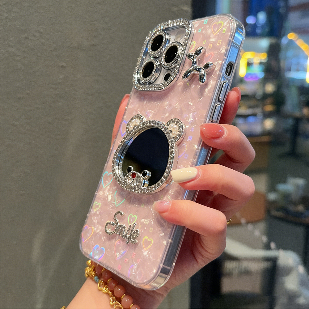 เคสโทรศัพท์ลายกลิตเตอร์รูปหัวใ - Glitter Shockproof Case บทวิจารณ์และราคา
