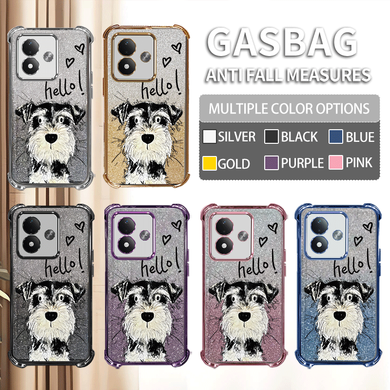 เคสกันกระแทกขอบทั้งสี่มุม ลายด - Glitter Shockproof Case บทวิจารณ์และราคา