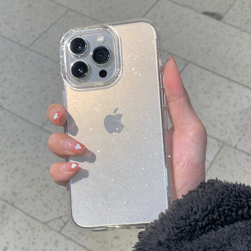 โปร่งใสง่ายGlitterเคสโทรศัพท์ส - Glitter Shockproof Case บทวิจารณ์และราคา