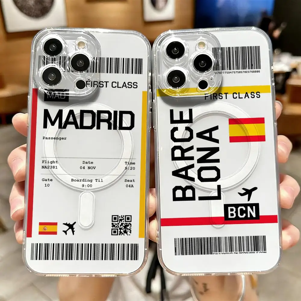 เคสโทรศัพท์ลายตั๋วเครื่องบินท่ - Phone Cases Clear บทวิจารณ์และราคา