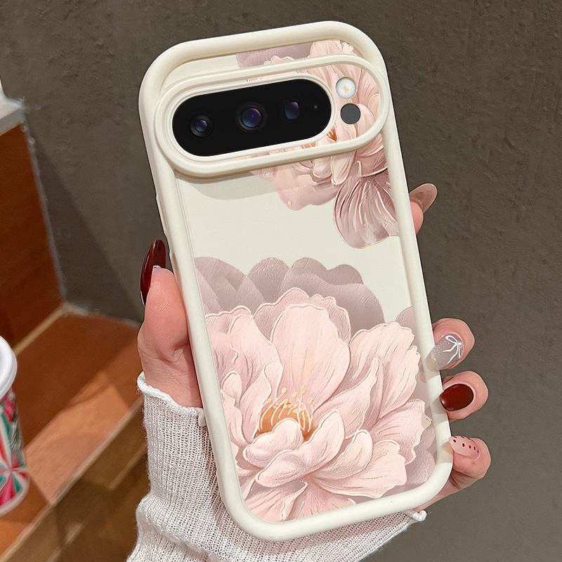 ดอกไม้สีชมพูลวดลายเคสโทรศัพท์  - Phone Cases Google Pixel 7 บทวิจารณ์และราคา