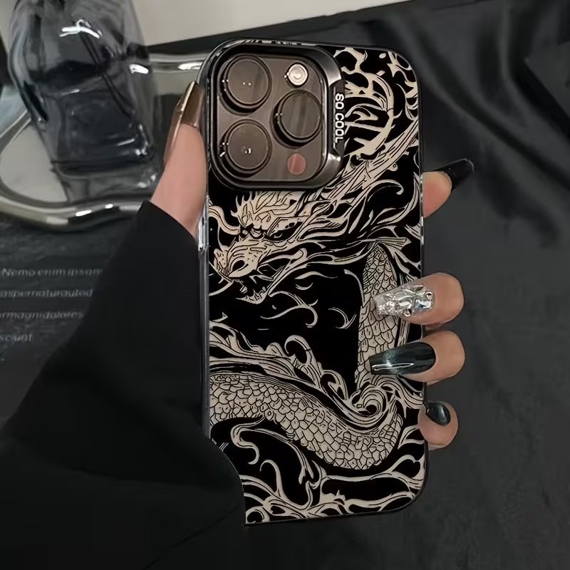 เคสโทรศัพท์ลายมังกร สำหรับ iPh - Phone Cases Like Loopy บทวิจารณ์และราคา