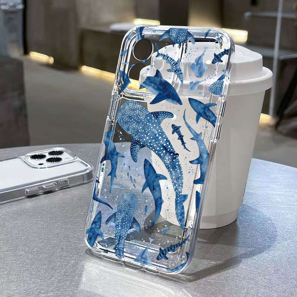 เคสลายสัตว์ทะเลสำหรับ iPhone 1 - Phone Cases Clear บทวิจารณ์และราคา