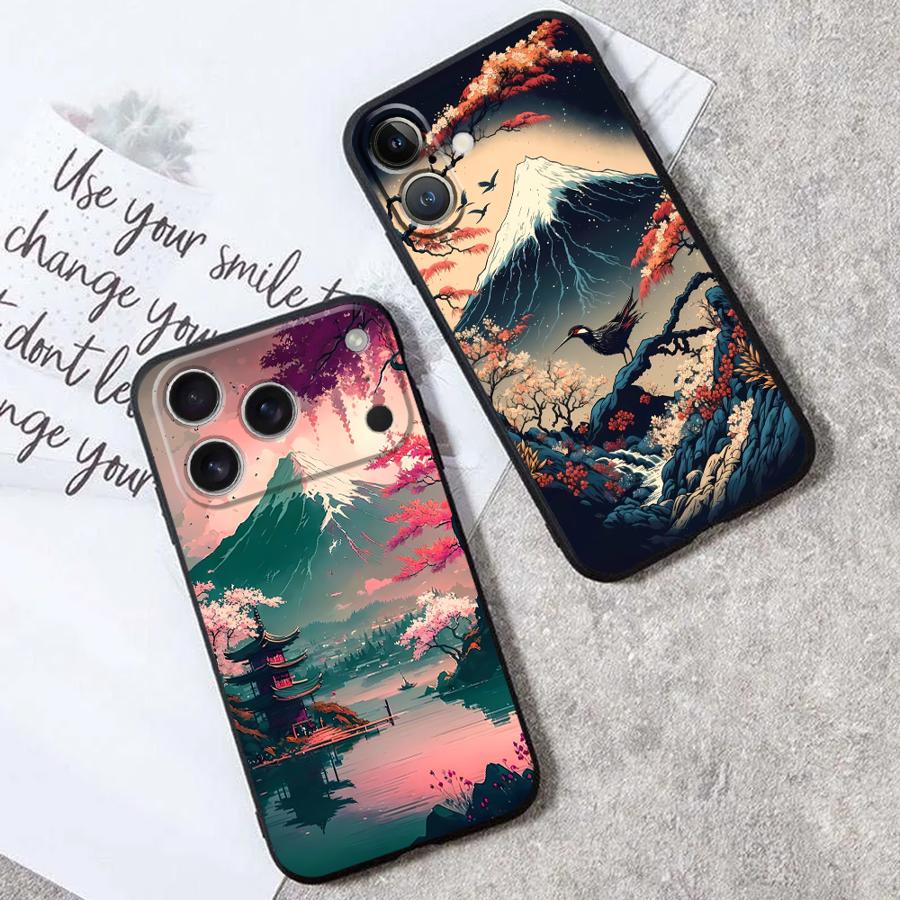 เคสโทรศัพท์ลายภูเขาไฟฟูจิ สวยง - Phone Cases Aesthetic บทวิจารณ์และราคา