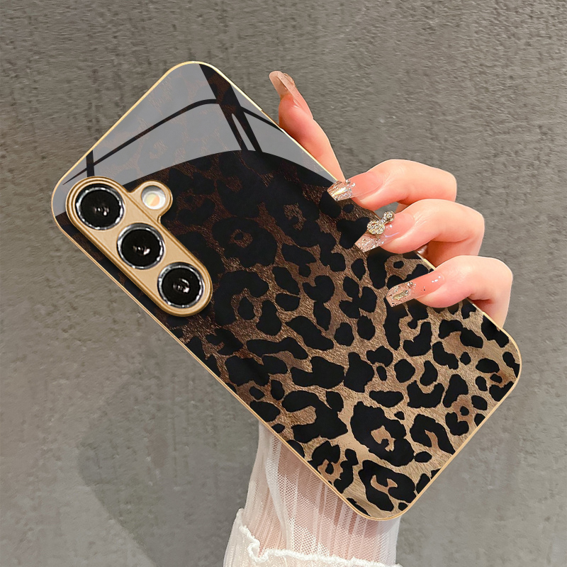 เคสโทรศัพท์ลายเสือดาวสไตล์เรโท - Phone Cases Galaxy S23 บทวิจารณ์และราคา