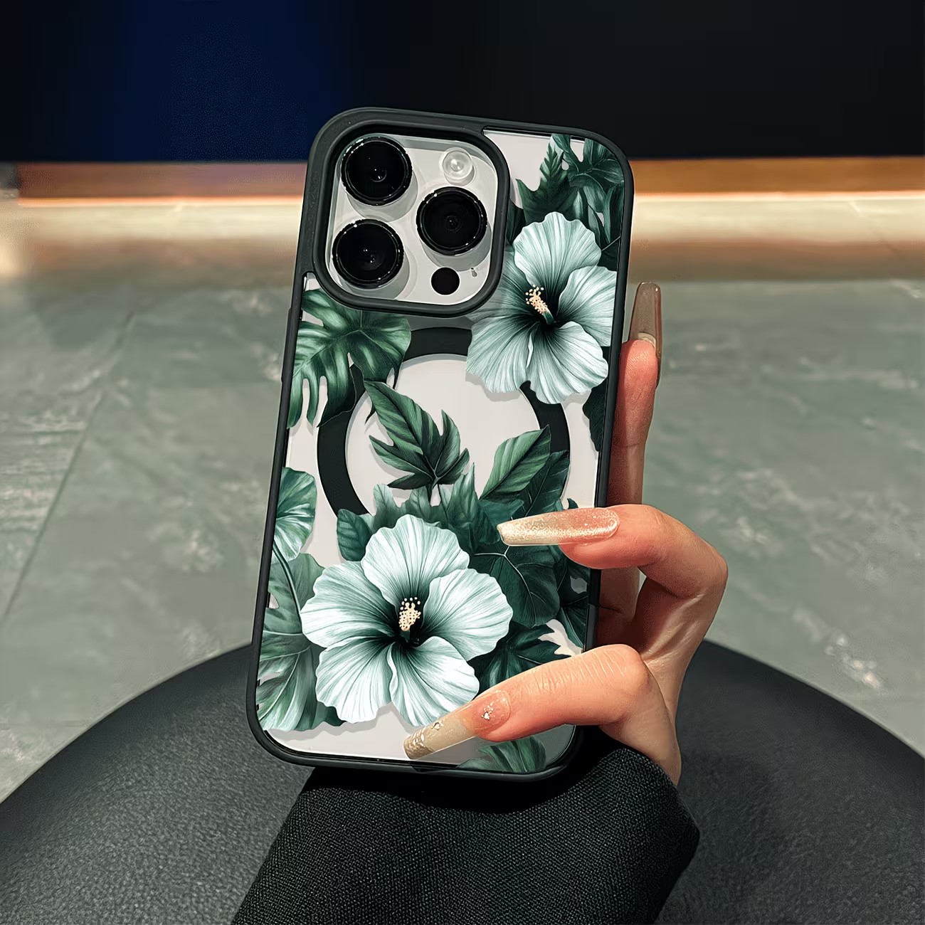 เคสโทรศัพท์ลายดอกไม้สีเขียวสำห - Phone Cases Like Loopy บทวิจารณ์และราคา