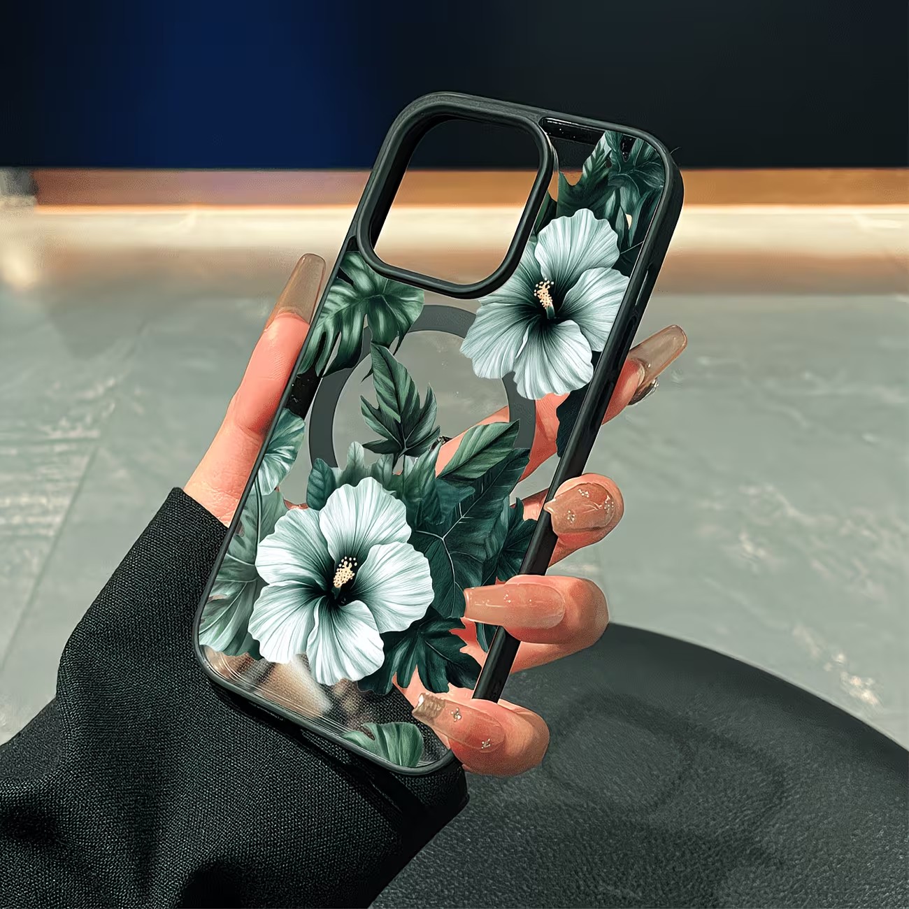 เคสโทรศัพท์ลายดอกไม้สีเขียวสำห - Phone Cases Like Loopy บทวิจารณ์และราคา