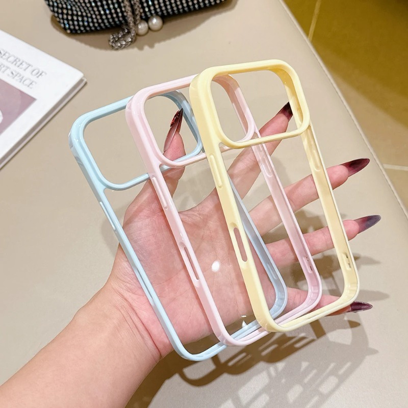 เคสโทรศัพท์ใสสีลูกกวาดสุดหรูสำ - Phone Cases Clear บทวิจารณ์และราคา