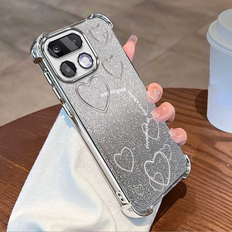 ฝาครอบป้องกันเคลือบกลิตเตอร์สำ - Glitter Shockproof Case บทวิจารณ์และราคา